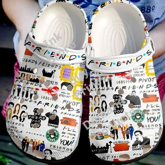Friend TV Series Crocs Crocband Shoes Clogs Custom Name For Men Women And Kids