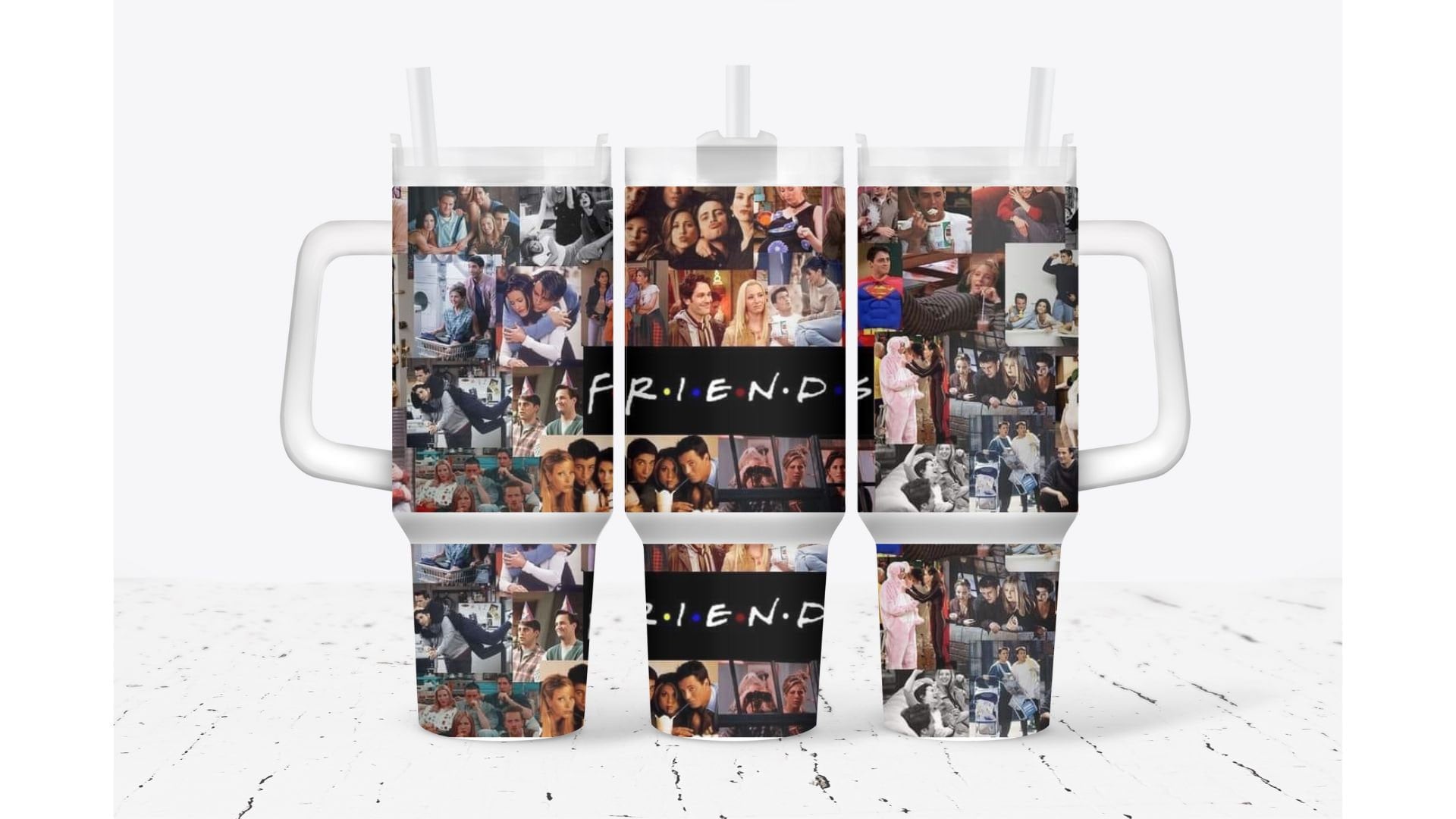 Friends Collage Movies Custom Stanley Cup 40 oz 30 oz Tumbler With HandleTVC2301933