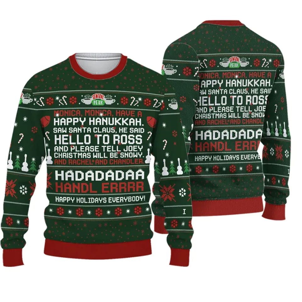 Friends Phoebes Christmas  Song Ugly Christmas Ugly Sweatshirts