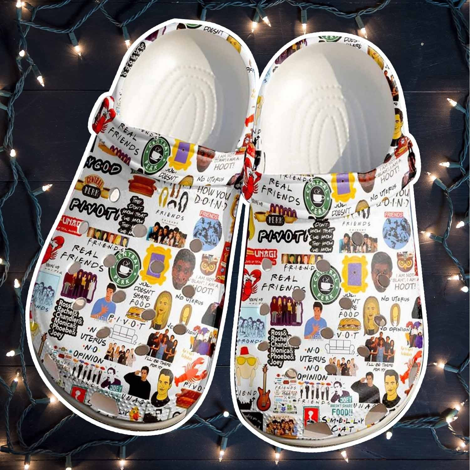Friends Sticker Shoes Clogs - Friends Forever Outdoor Shoes Clogs Gift For Your Friends