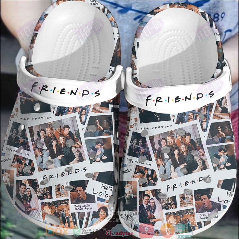 Friends TV Series Crocs Crocband Clogs Shoes Comfortable For Men Women and Kids