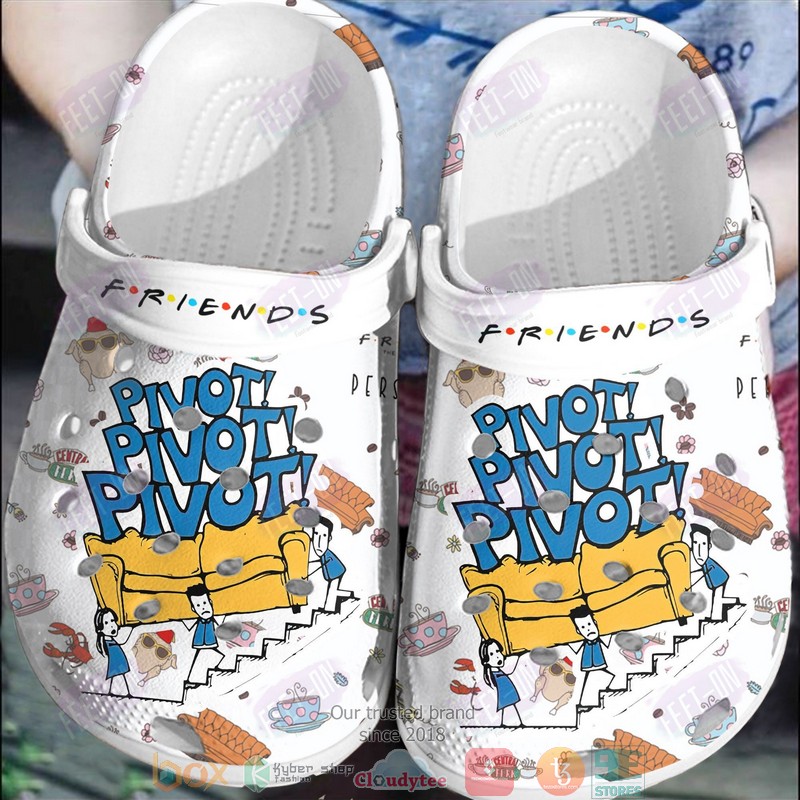 Friends TV Series Crocs Crocband Clogs Shoes Comfortable For Men Women and Kids