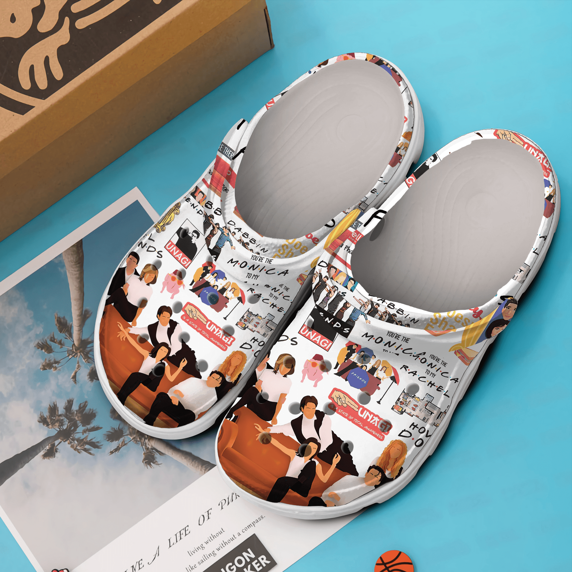 Friends TV Series Crocs Crocband Clogs Shoes Comfortable For Men Women and Kids - Image 2