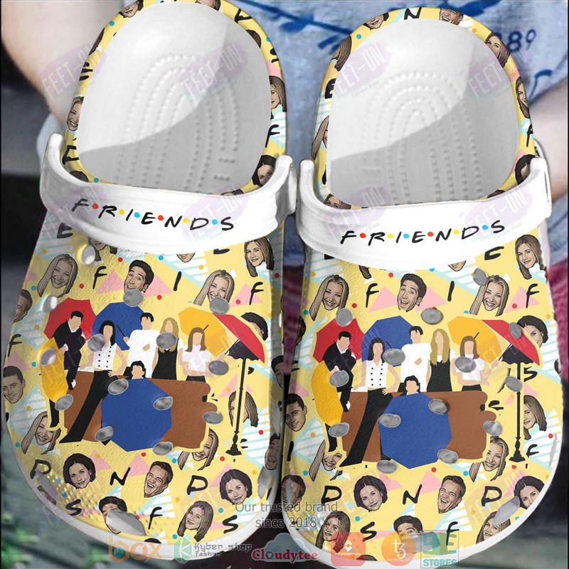 Friends TV Series Crocs Crocband Clogs Shoes Comfortable For Men Women and Kids
