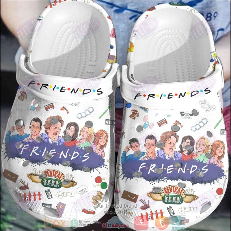 Friends TV Series Crocs Crocband Clogs Shoes Comfortable For Men Women and Kids