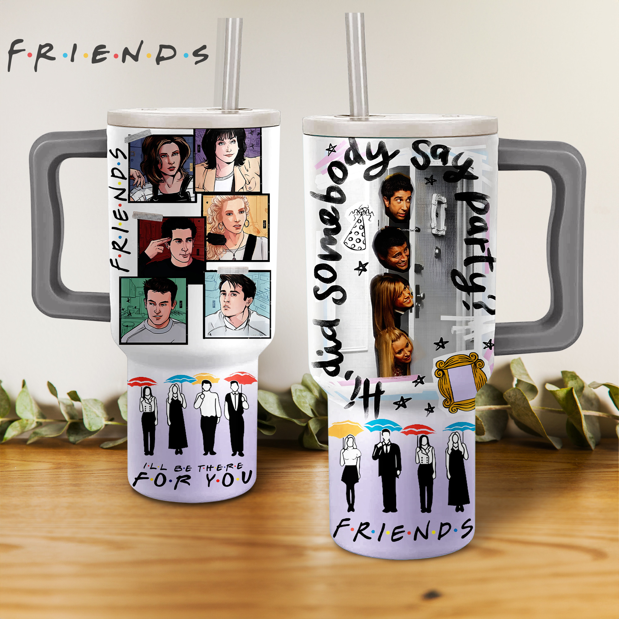 Friends TV Series Custom Stanley Cup 40 oz 30 oz Tumbler With HandleTVC2301153