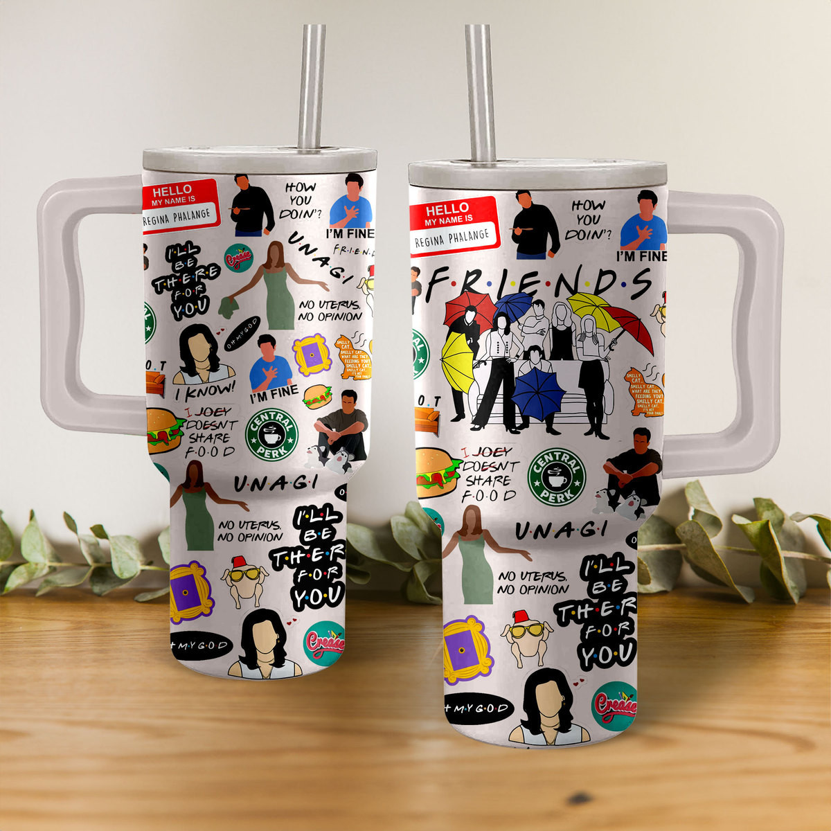 Friends TV Series Custom Stanley Cup 40 oz 30 oz Tumbler With HandleTVC2301275