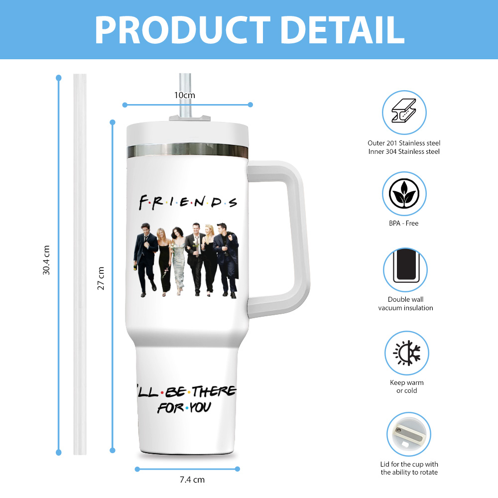 Friends TV Series Custom Stanley Cup 40 oz 30 oz Tumbler With HandleTVC2301714 - Image 3