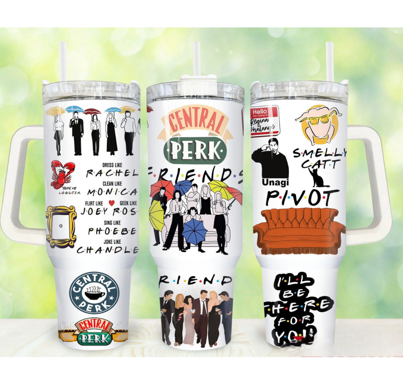Friends TV Series Custom Stanley Cup 40 oz 30 oz Tumbler With HandleTVC2301753