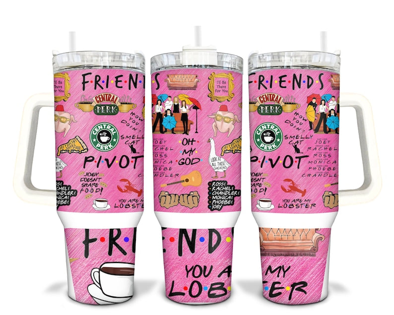 Friends TV Series Custom Stanley Cup 40 oz 30 oz Tumbler With HandleTVC2301777