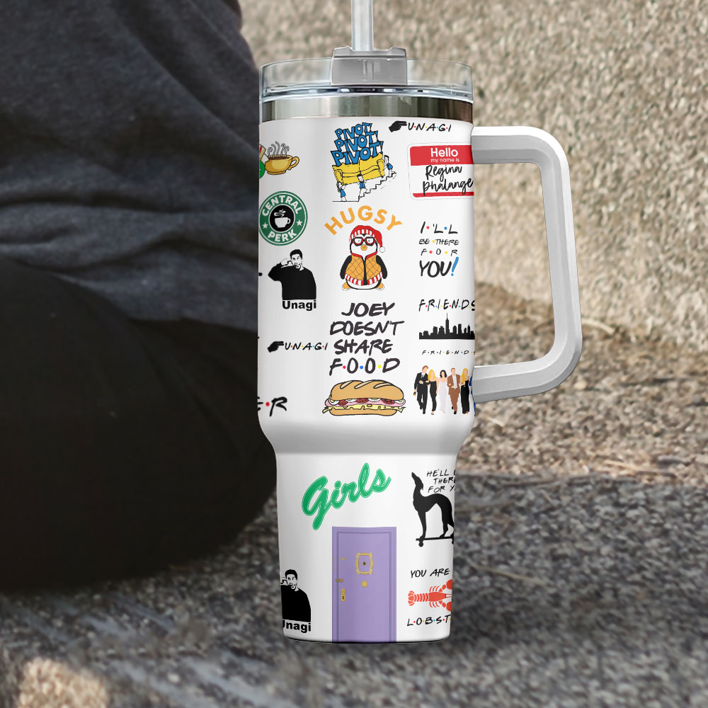 Friends TV Series Custom Stanley Cup 40 oz 30 oz Tumbler With HandleTVC2301847 - Image 3