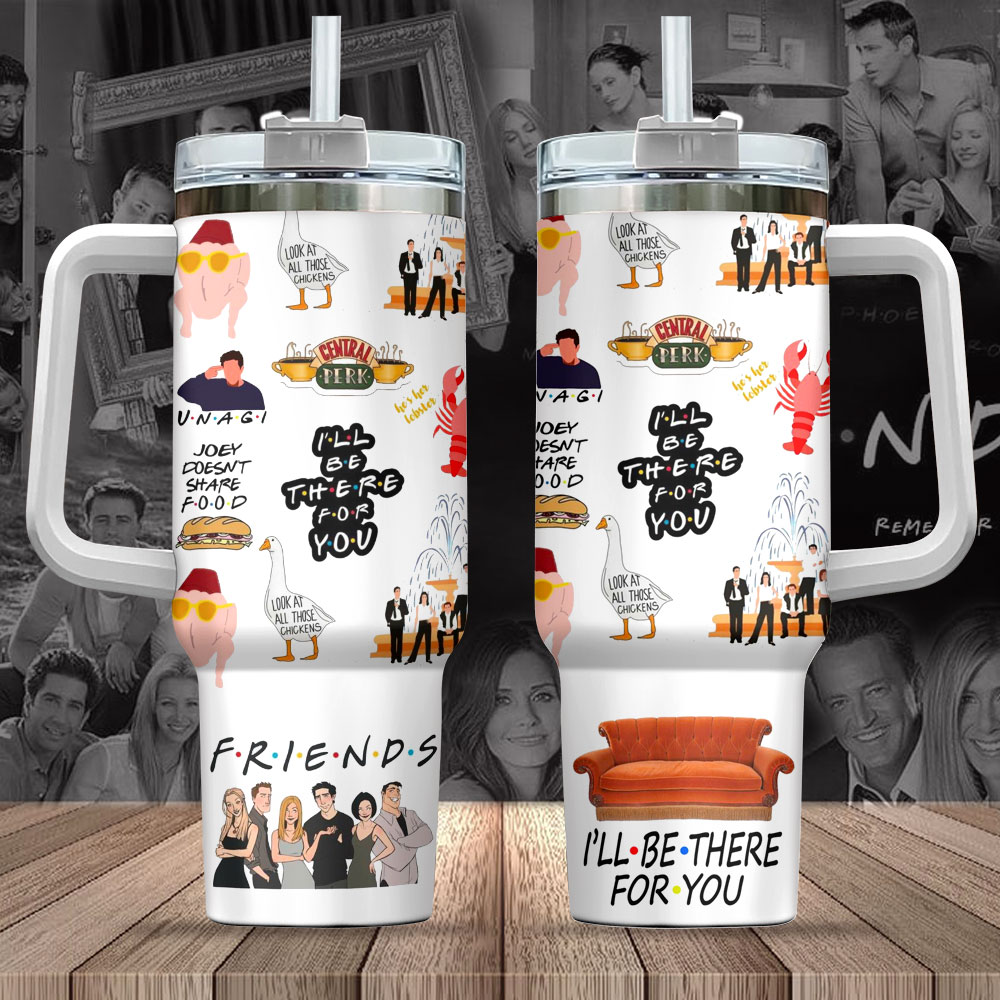 Friends TV Series Custom Stanley Cup 40 oz 30 oz Tumbler With HandleTVC2301847