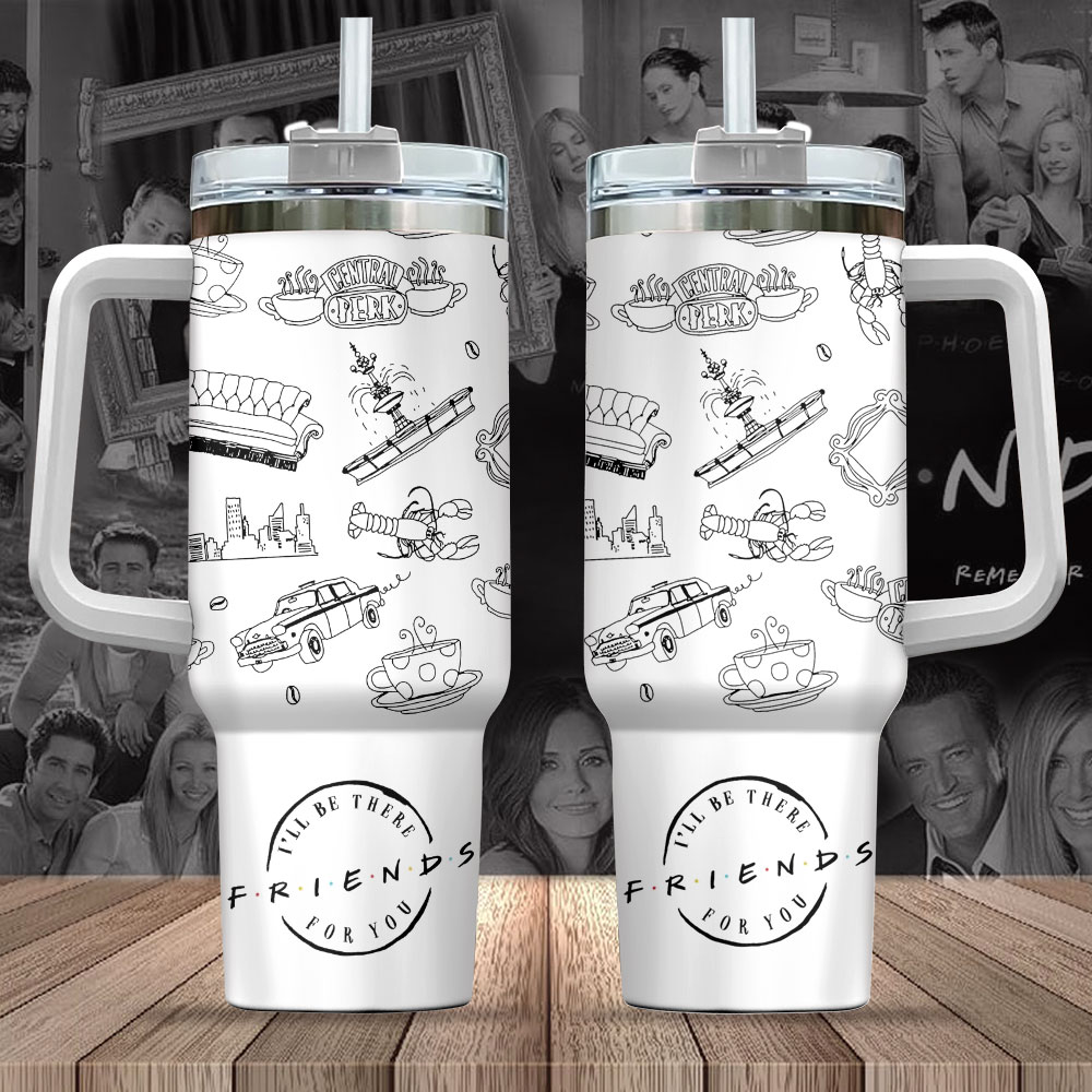 Friends TV Series Custom Stanley Cup 40 oz 30 oz Tumbler With HandleTVC2301847