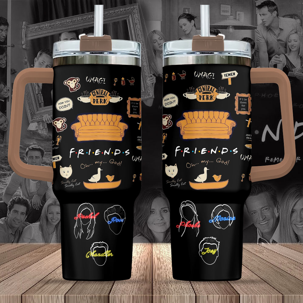 Friends TV Series Custom Stanley Cup 40 oz 30 oz Tumbler With HandleTVC2301847