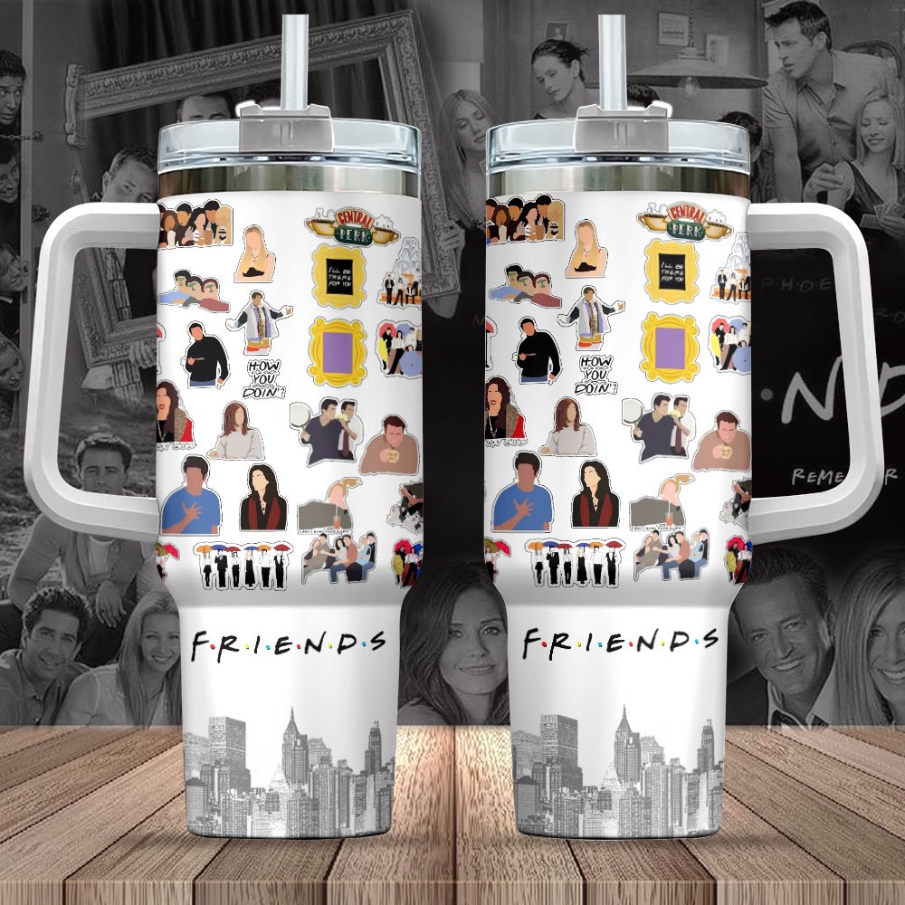 Friends TV Series Custom Stanley Cup 40 oz 30 oz Tumbler With HandleTVC2301847