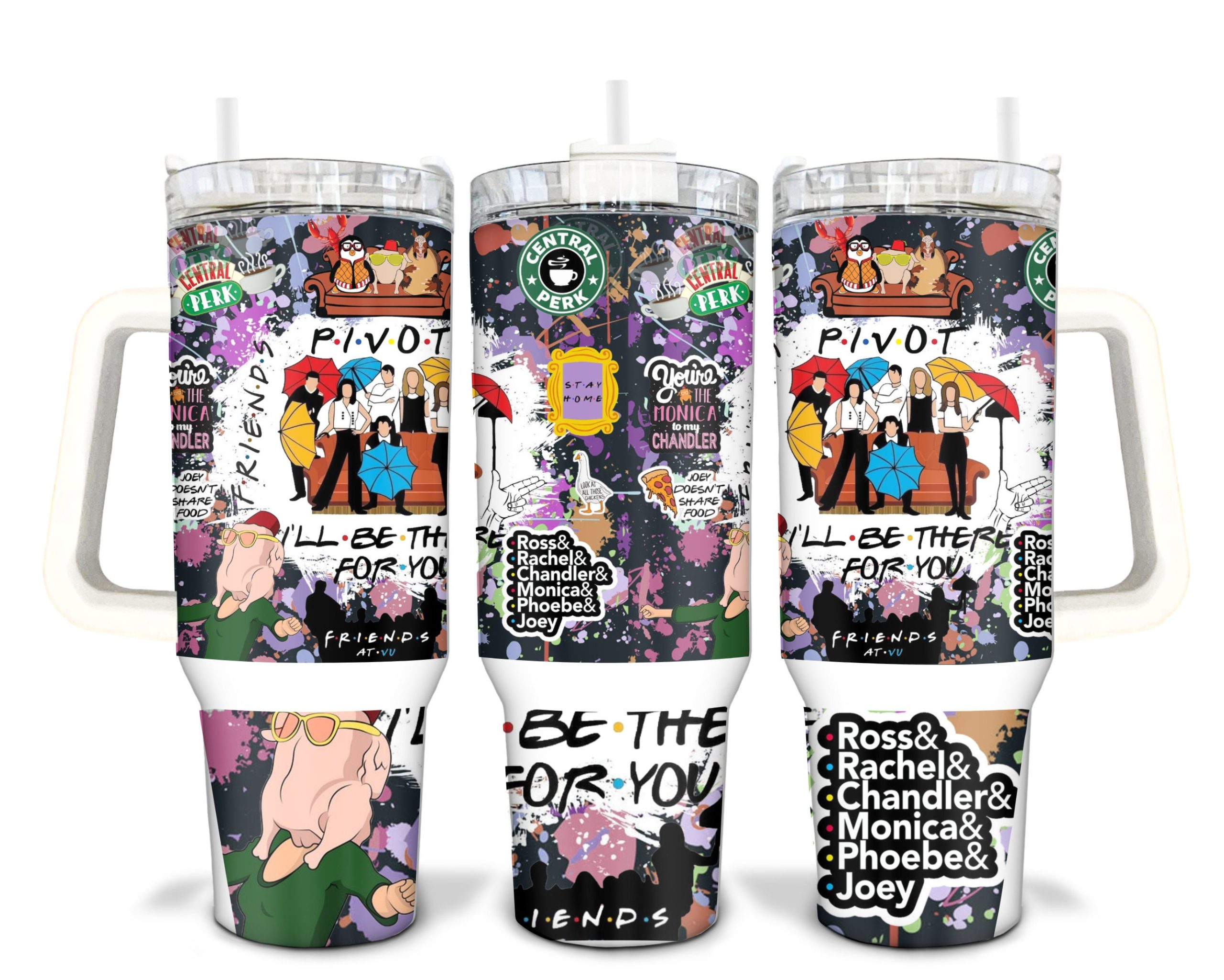 Friends TV Series Custom Stanley Cup 40 oz 30 oz Tumbler With HandleTVC2301906