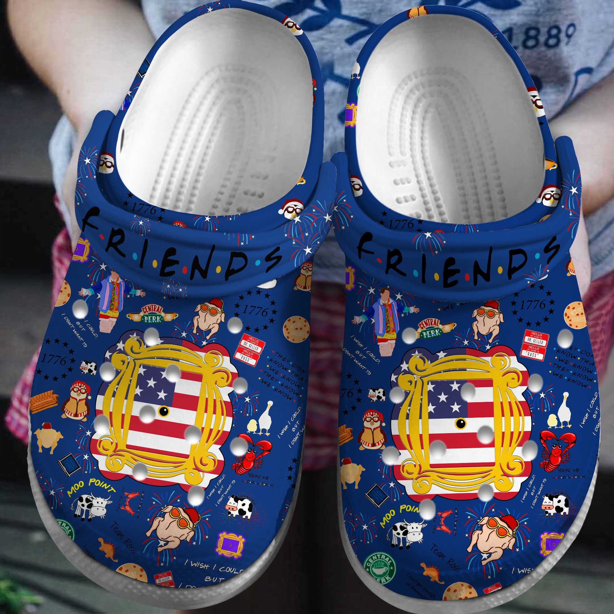 Friends TV SeriesCrocs Crocband Clogs Shoes Comfortable For Men Women and Kids