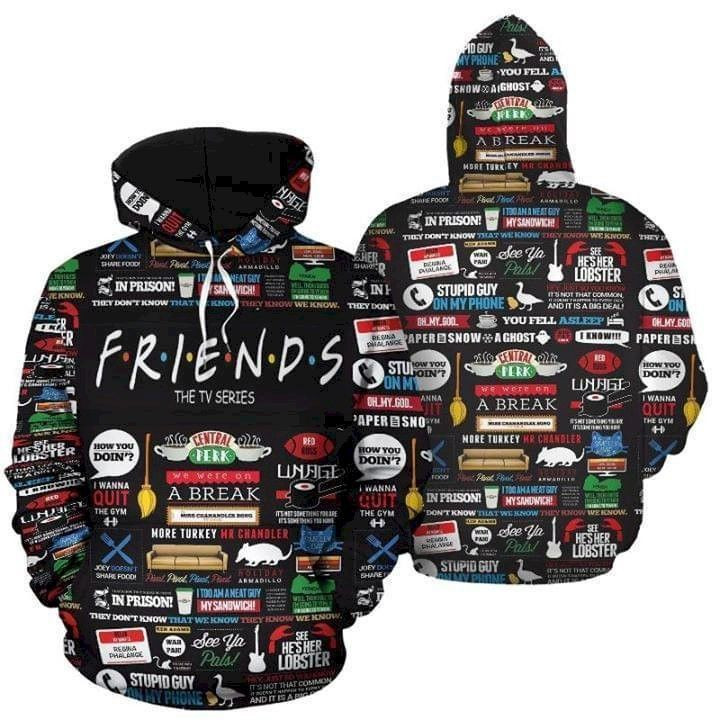 Friends Tv Show 3D All Over Print Hoodie, Zip Hoodie