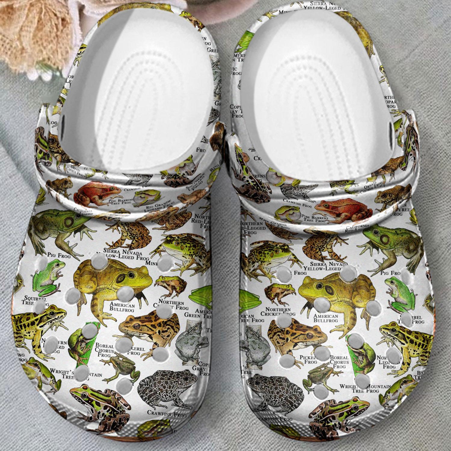 Frogs Collection Crocs Crocband Clogs Shoes Comfortable For Men Women and Kids