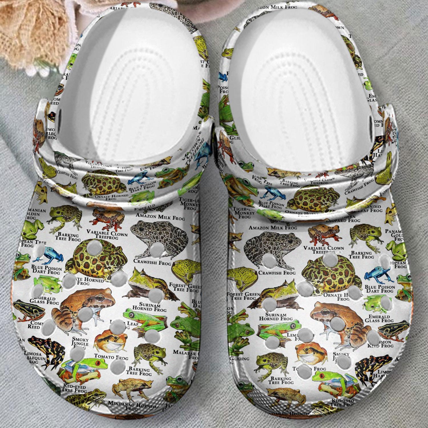 Frogs Collection Crocs Crocband Clogs Shoes Comfortable For Men Women and Kids