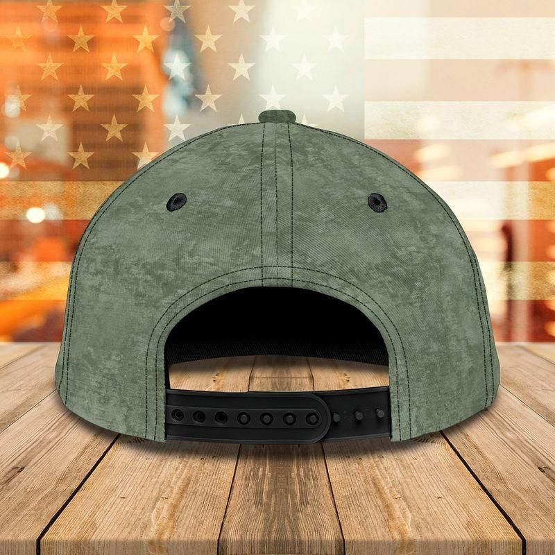Front Toward Enemy Us Veteran Classic Cap Baseball Cap Trucker Hats Custom Hats Gifts For Men & Women