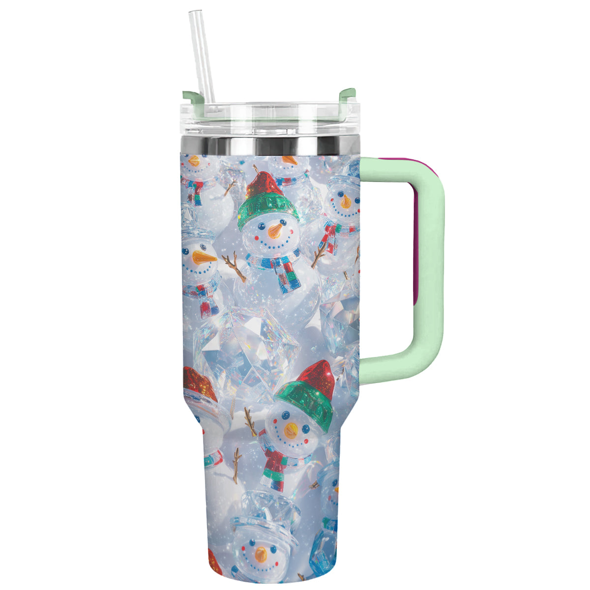 Frosty Snowman Friend Christmas Custom Stanley Cup 40 oz 30 oz Tumbler With HandleTVC2301295