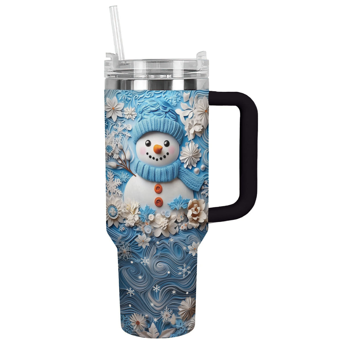 Frosty Snowman Friend Christmas Custom Stanley Cup 40 oz 30 oz Tumbler With HandleTVC2301484