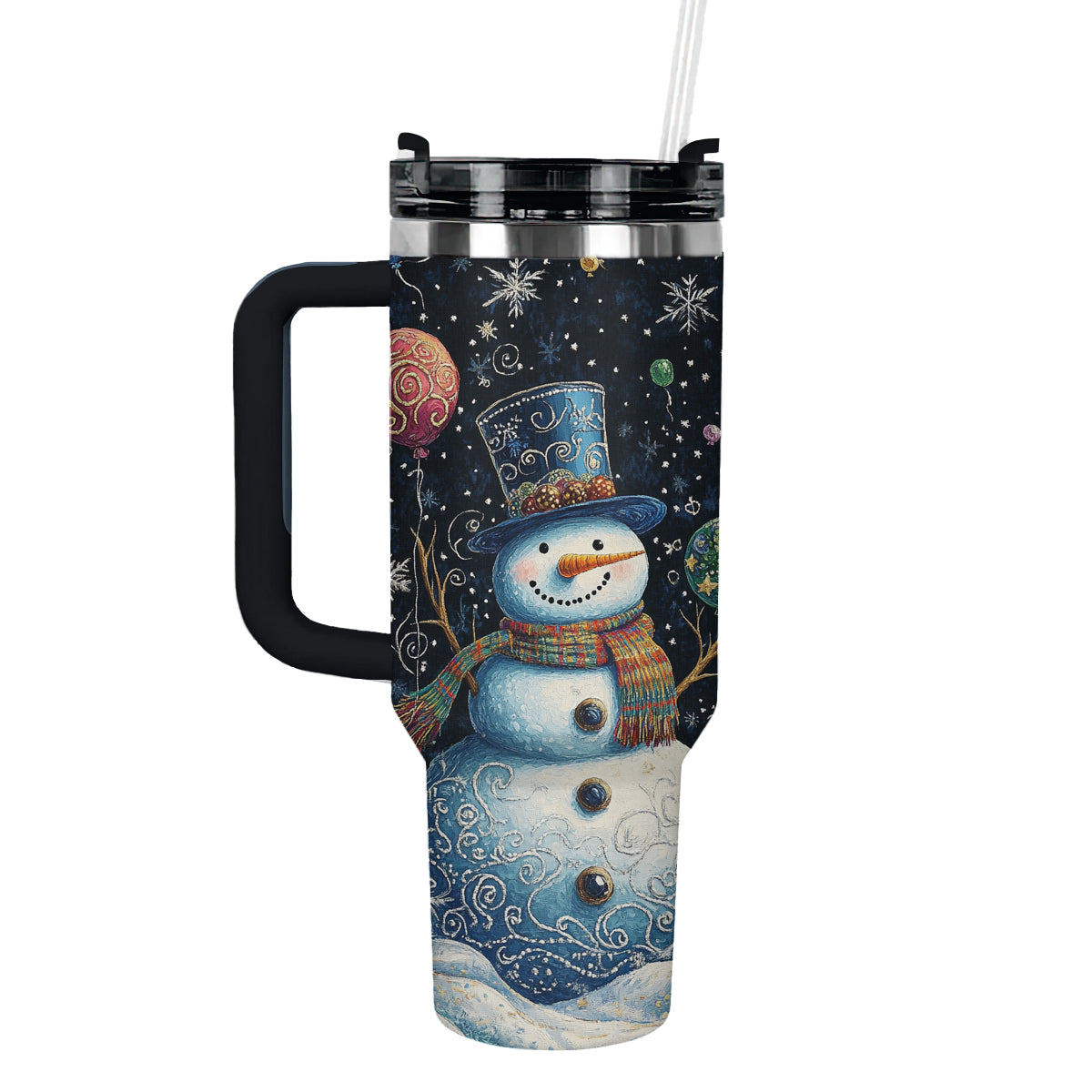 Frosty Snowman Magic Christmas Custom Stanley Cup 40 oz 30 oz Tumbler With HandleTVC2301489
