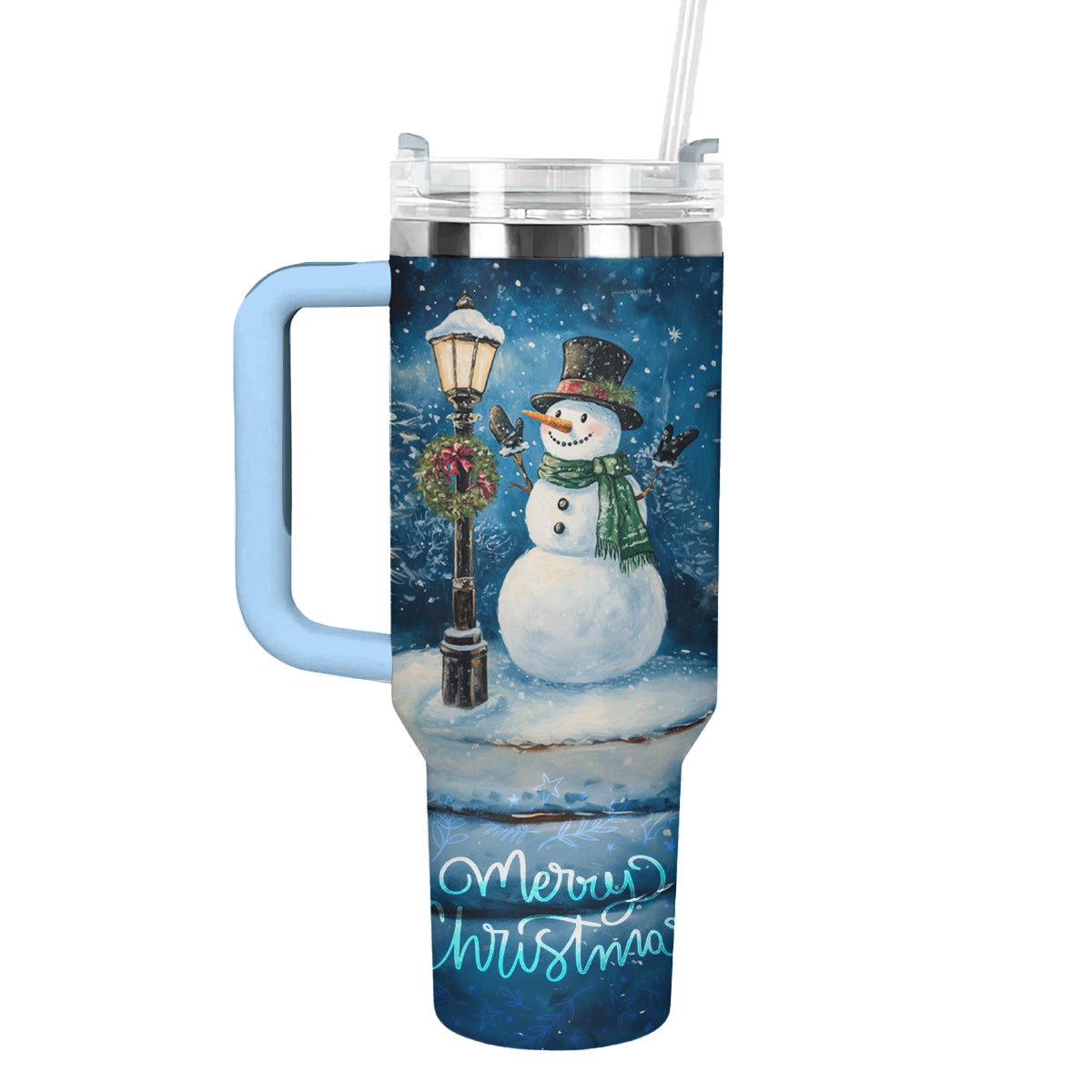 Frosty Snowman Night Christmas Custom Stanley Cup 40 oz 30 oz Tumbler With HandleTVC2301495