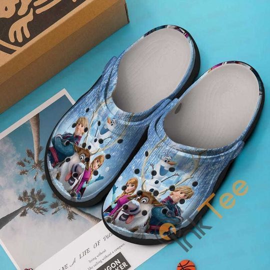 Frozen Cartoon Movie Crocs Crocband Shoes Clogs Custom Name For Men Women and Kids