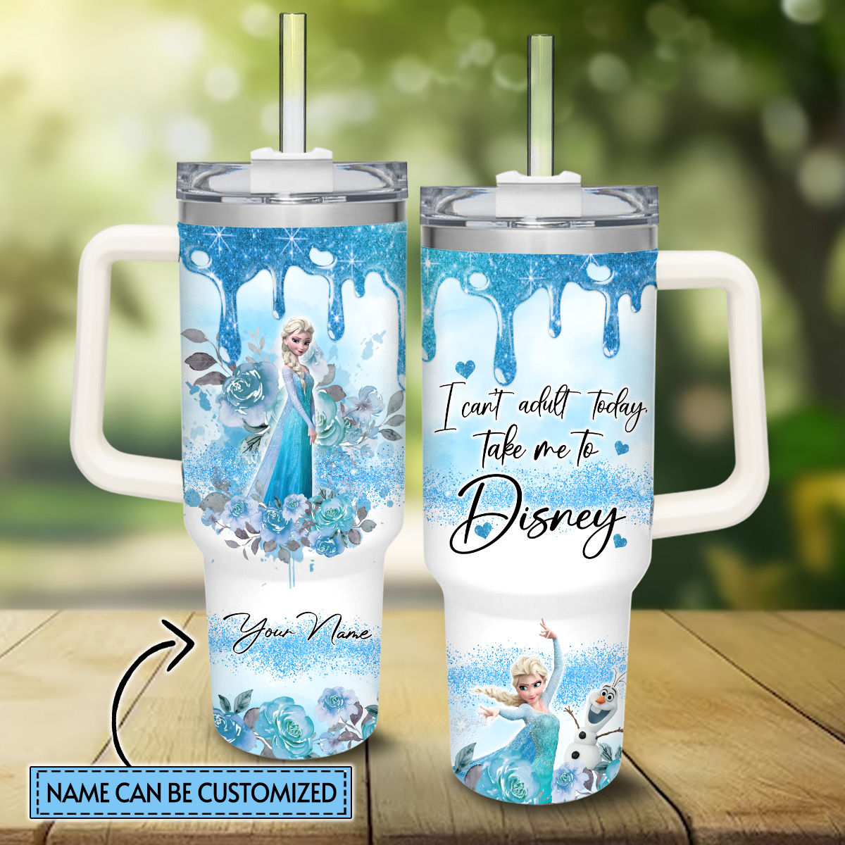 Frozen Disney Princess Cartoon Custom Stanley Cup 40 oz 30 oz Tumbler With HandleTVC2301826