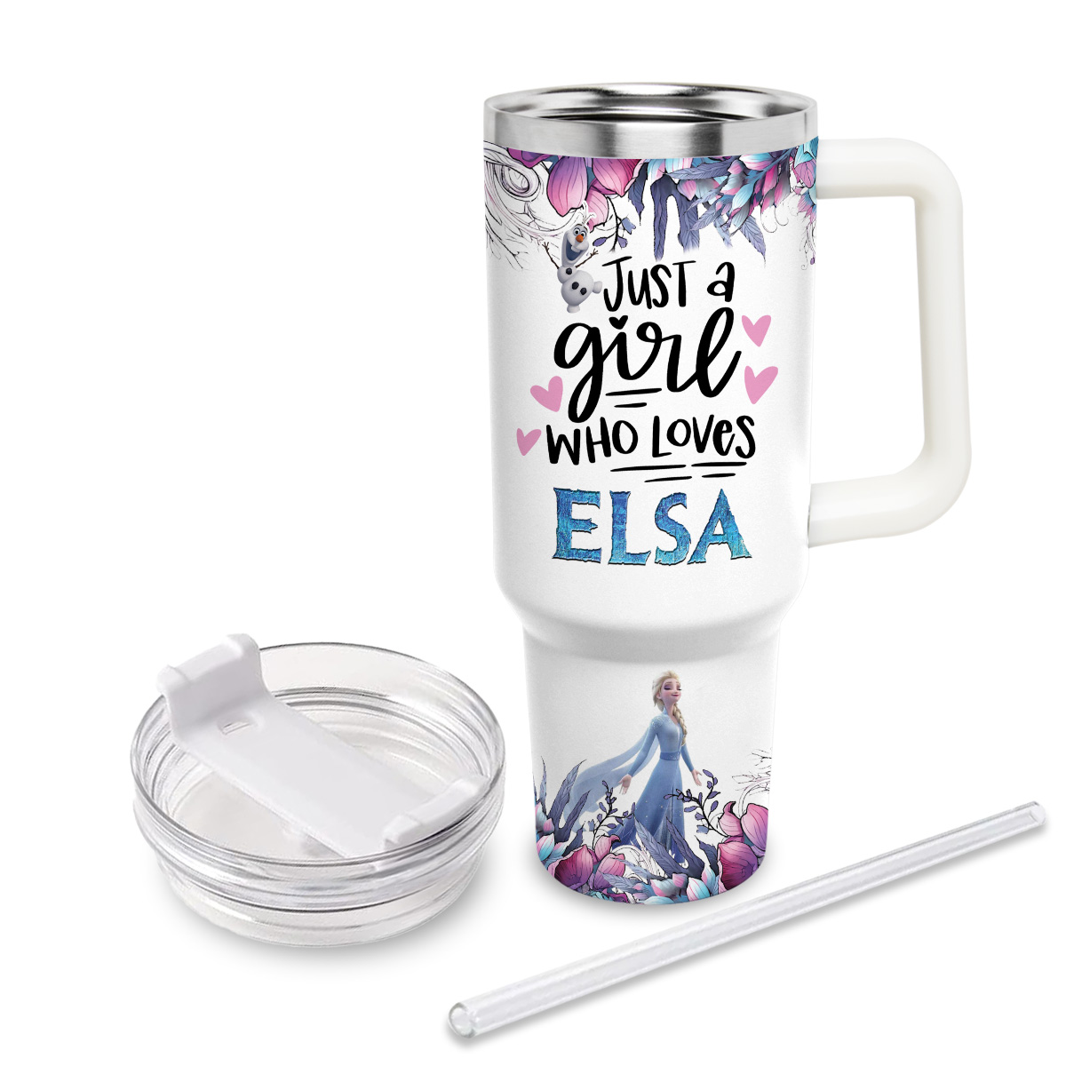Frozen Disney Princess Cartoon Custom Stanley Cup 40 oz 30 oz Tumbler With HandleTVC2301827 - Image 3