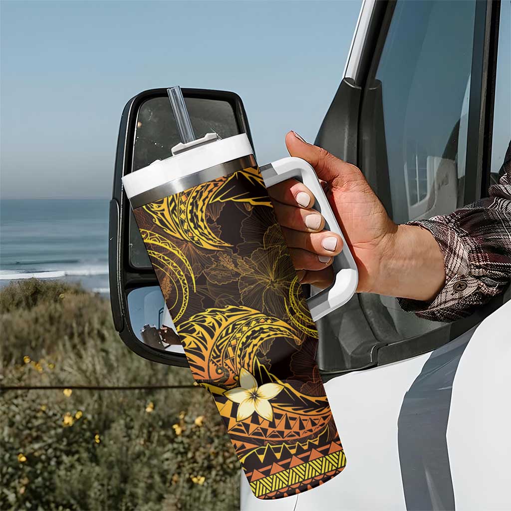 FSM Kosrae State Tribal Gold Custom Stanley Cup 40 oz 30 oz Tumbler With HandleTVC2301389 - Image 7