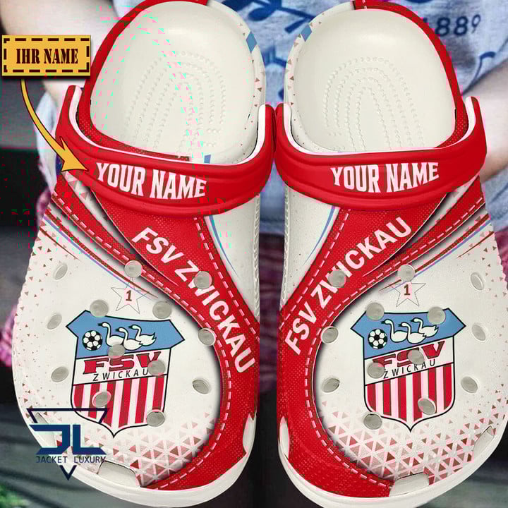 FSV Zwickau Football Sport Crocs Crocband Clogs Shoes Comfortable For Men Women and Kids