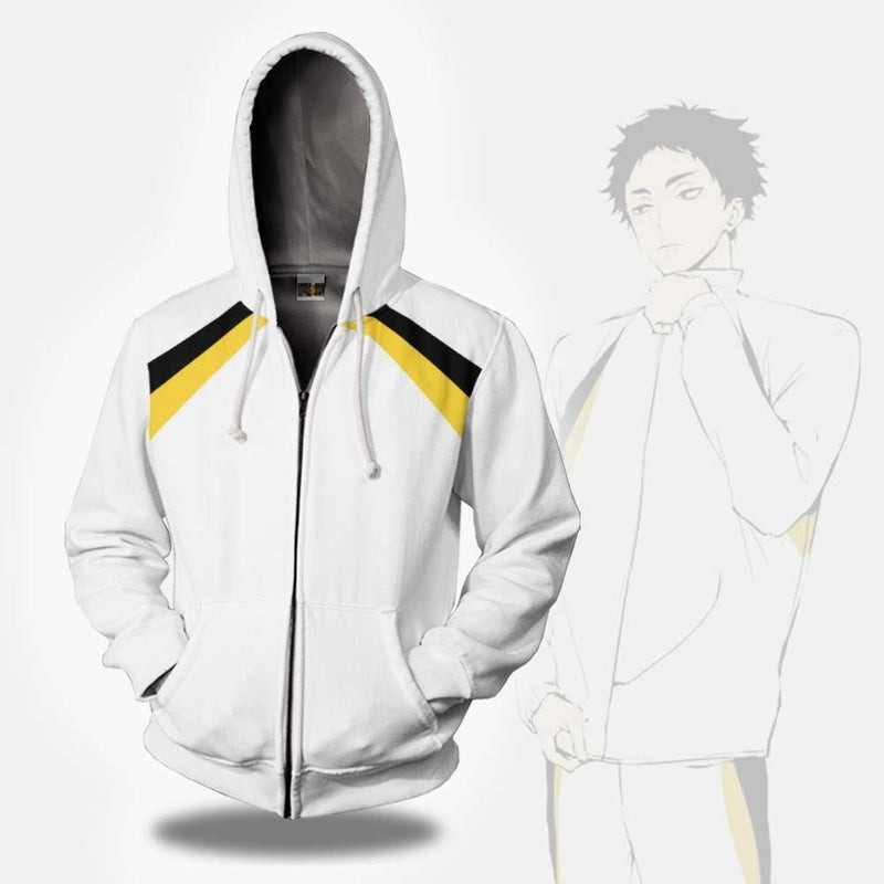 Fukurodani Academy Uniform Haikyuu 3D All Over Print Hoodie, Zip Hoodie