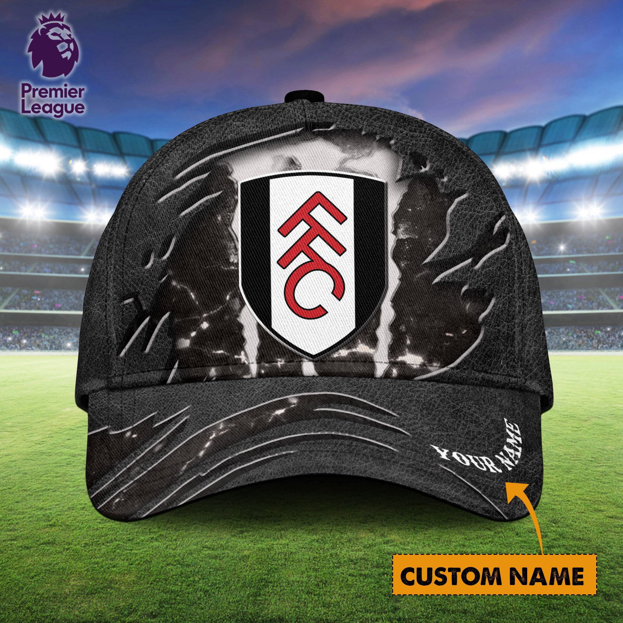 Fulham EPL Personalized Classic Cap For Fans  Trucker Hats Custom Hats Gifts For Men & Women