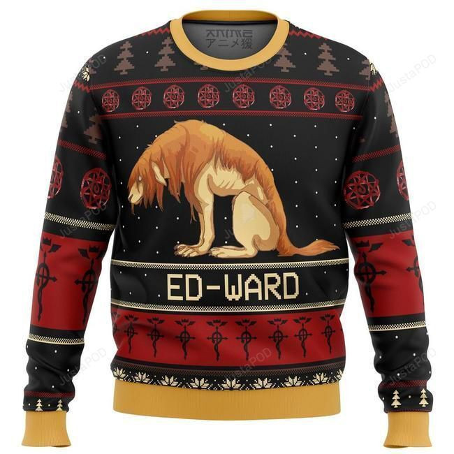 Fullmetal Alchemist Kimera Nina Ugly Christmas Sweater Adult 3D Funny Matching for family