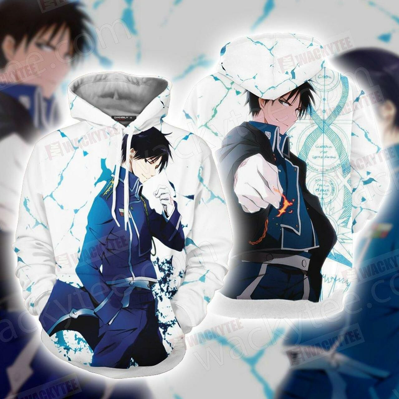 Fullmetal Alchemist Roy Mustang 3D All Over Print Hoodie, Zip Hoodie