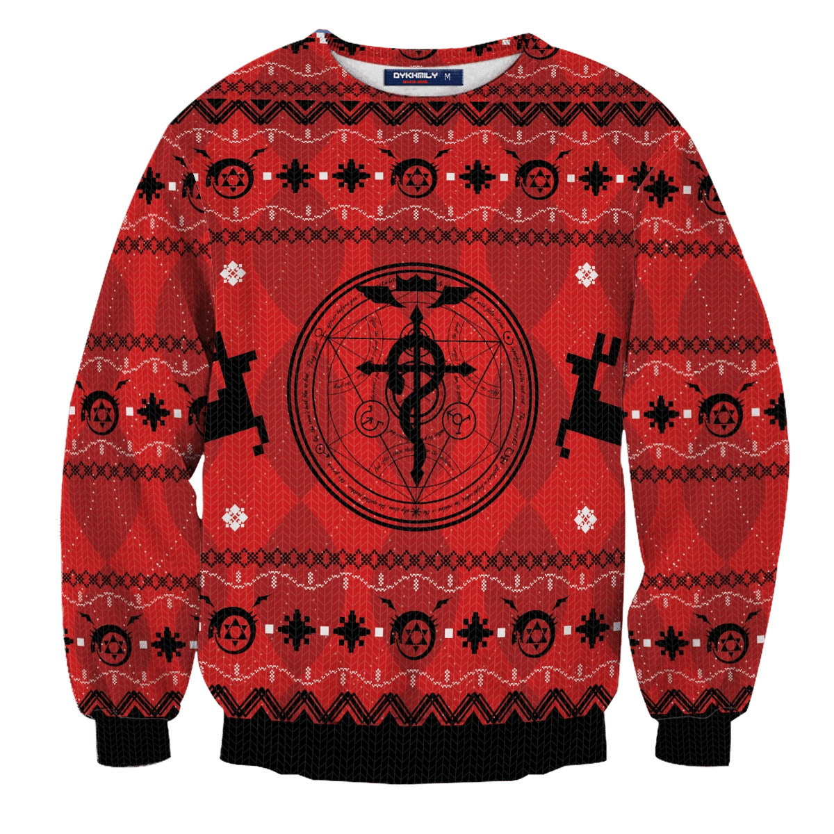Fullmetal Alchemist Ugly Christmas Sweater Adult 3D Funny Matching for family
