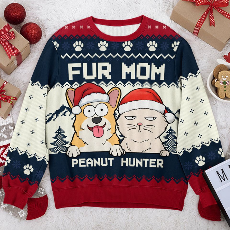 Fulltime Dog Mama - Dog & Cat Personalized Sweatshirt - Gift For Pet Owners, Pet Lovers