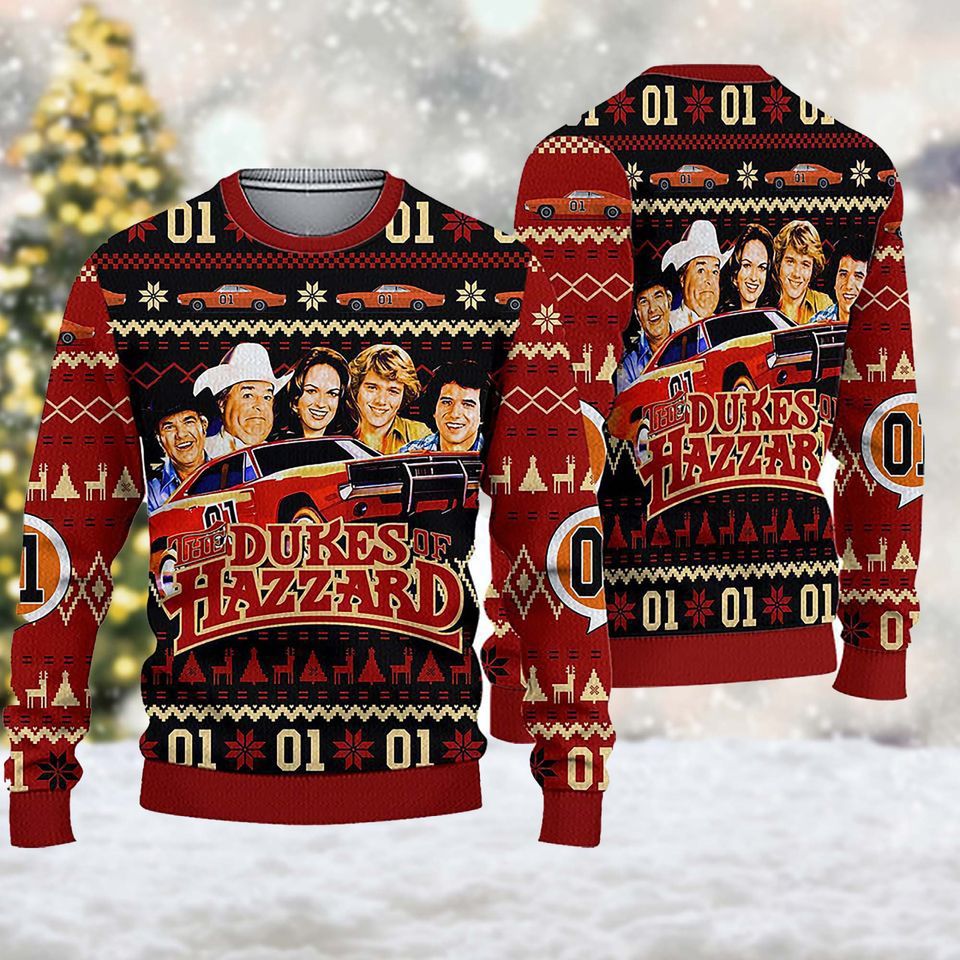 Funny Adventure 3D All Over Printed T-shirt, US Comedy Movie Ugly Christmas Sweater