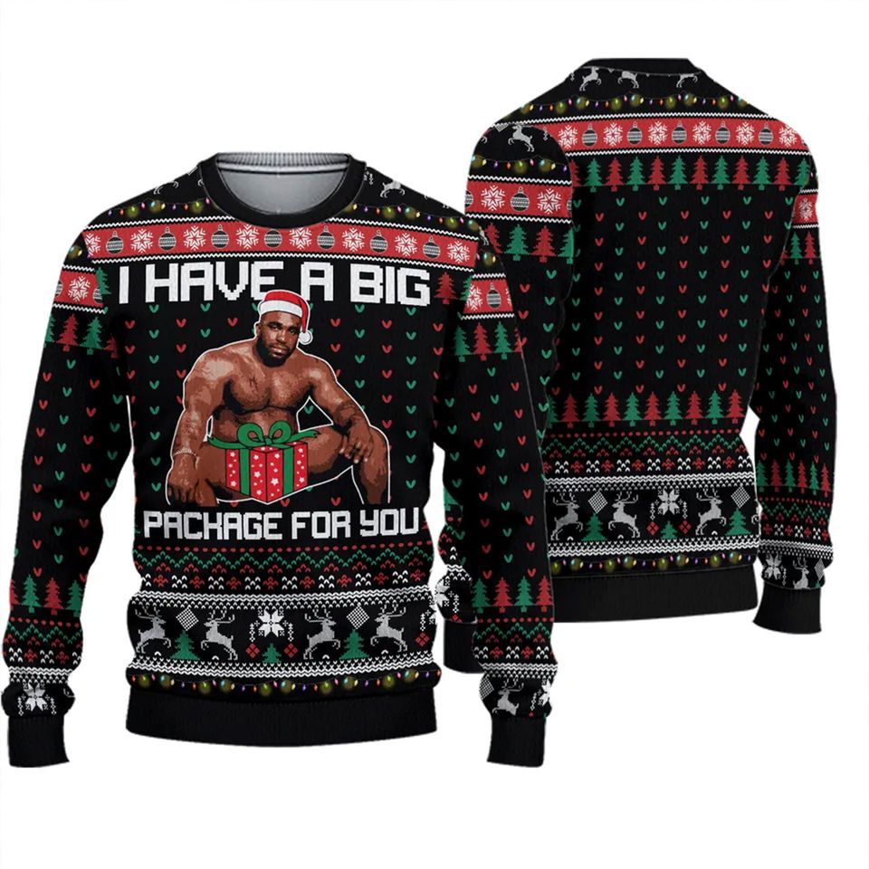 Funny Bed Room Meme I Have A Big Package 3D Sweater