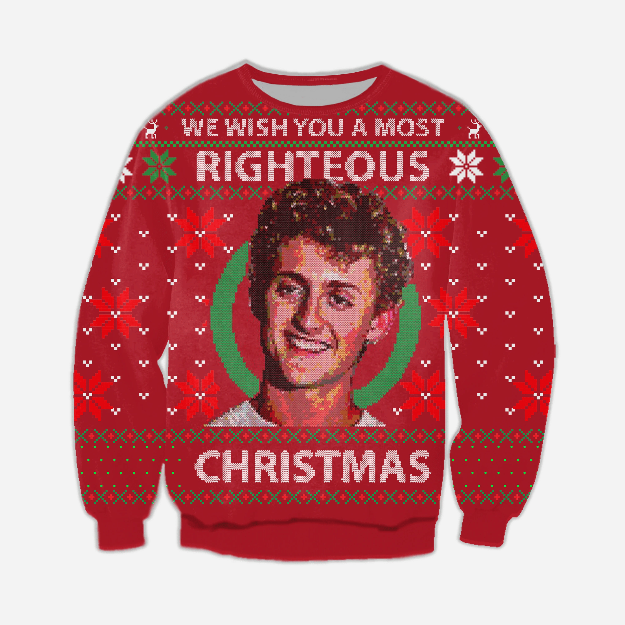 Funny Bill Knitting Pattern 3D Print Ugly Christmas Sweater Adult 3D Funny Matching for family