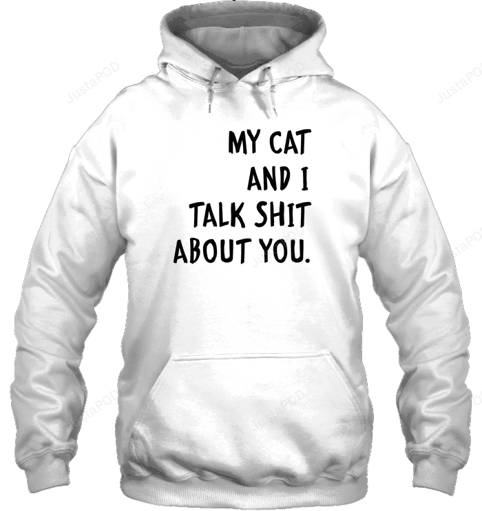 Funny Cat My Cat And I 3D All Over Print Hoodie, Zip Hoodie