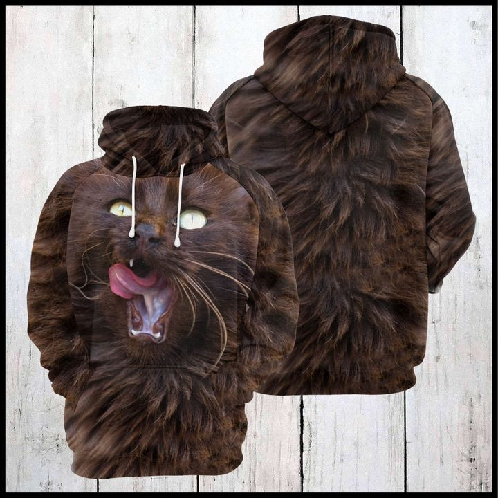 Funny Chantilly Cat 3D All Over Print Hoodie, Zip Hoodie