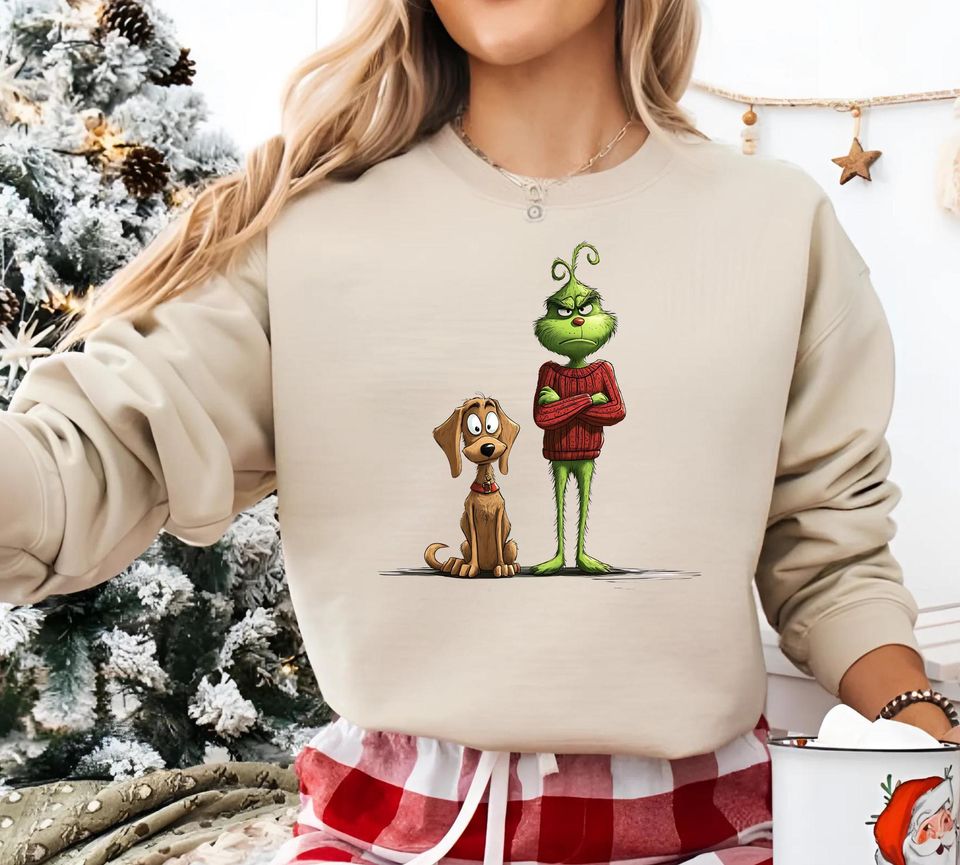 Funny Character Christmas Sweatshirt