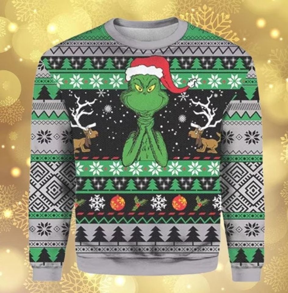 Funny Character Ugly Christmas Sweater 2023