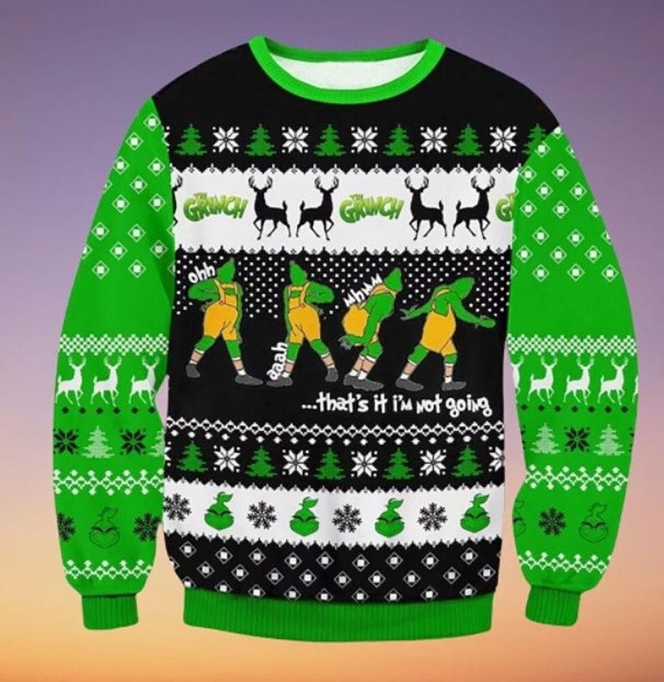 funny character Ugly Christmas Sweater, Christmas Ugly