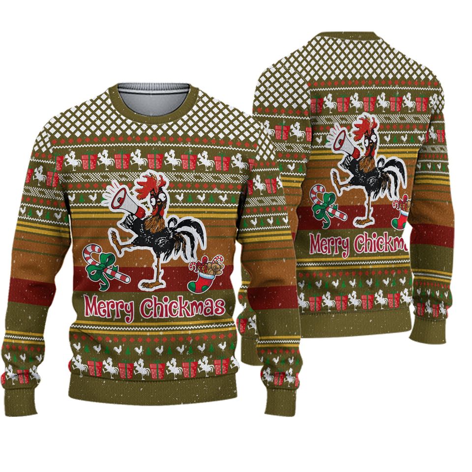 Funny Christmas Chicken Sweater