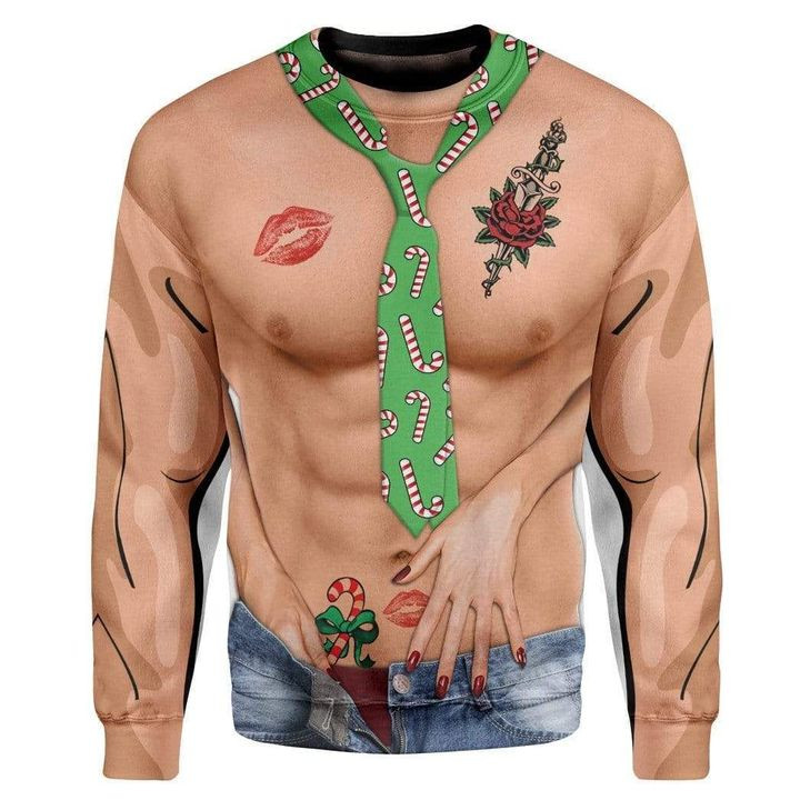 Funny Christmas Ugly Christmas Sweater Adult 3D Funny Matching for family